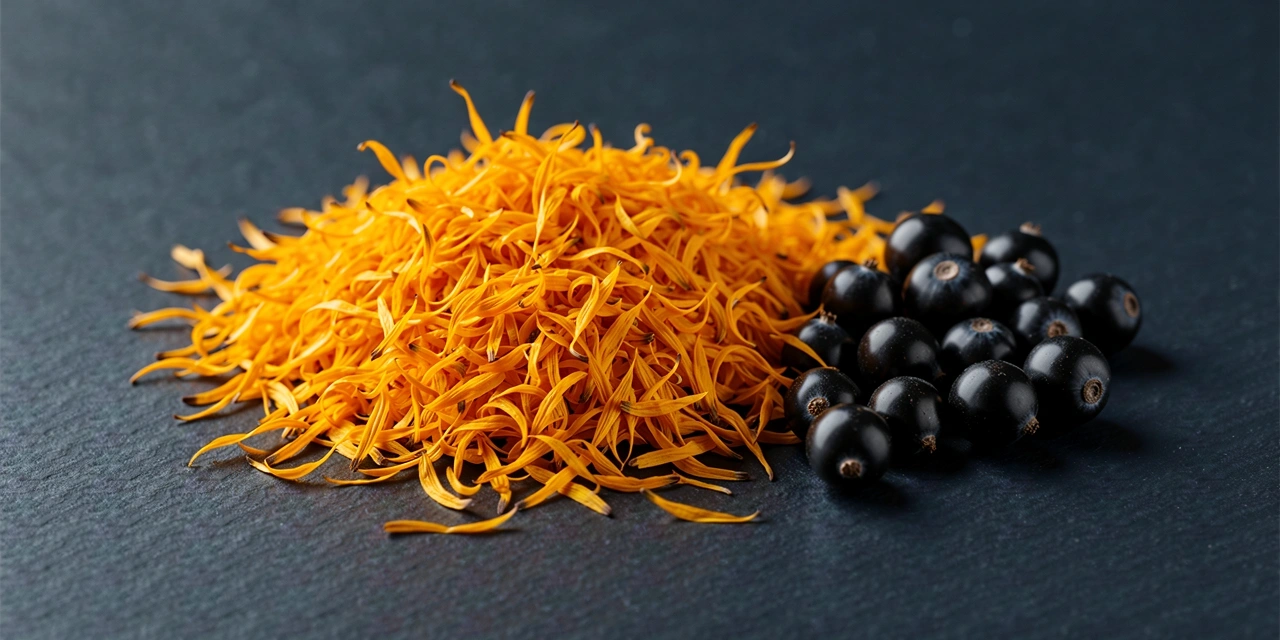 Natural ingredients for eye support